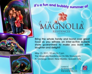 bubble show magnolia residences